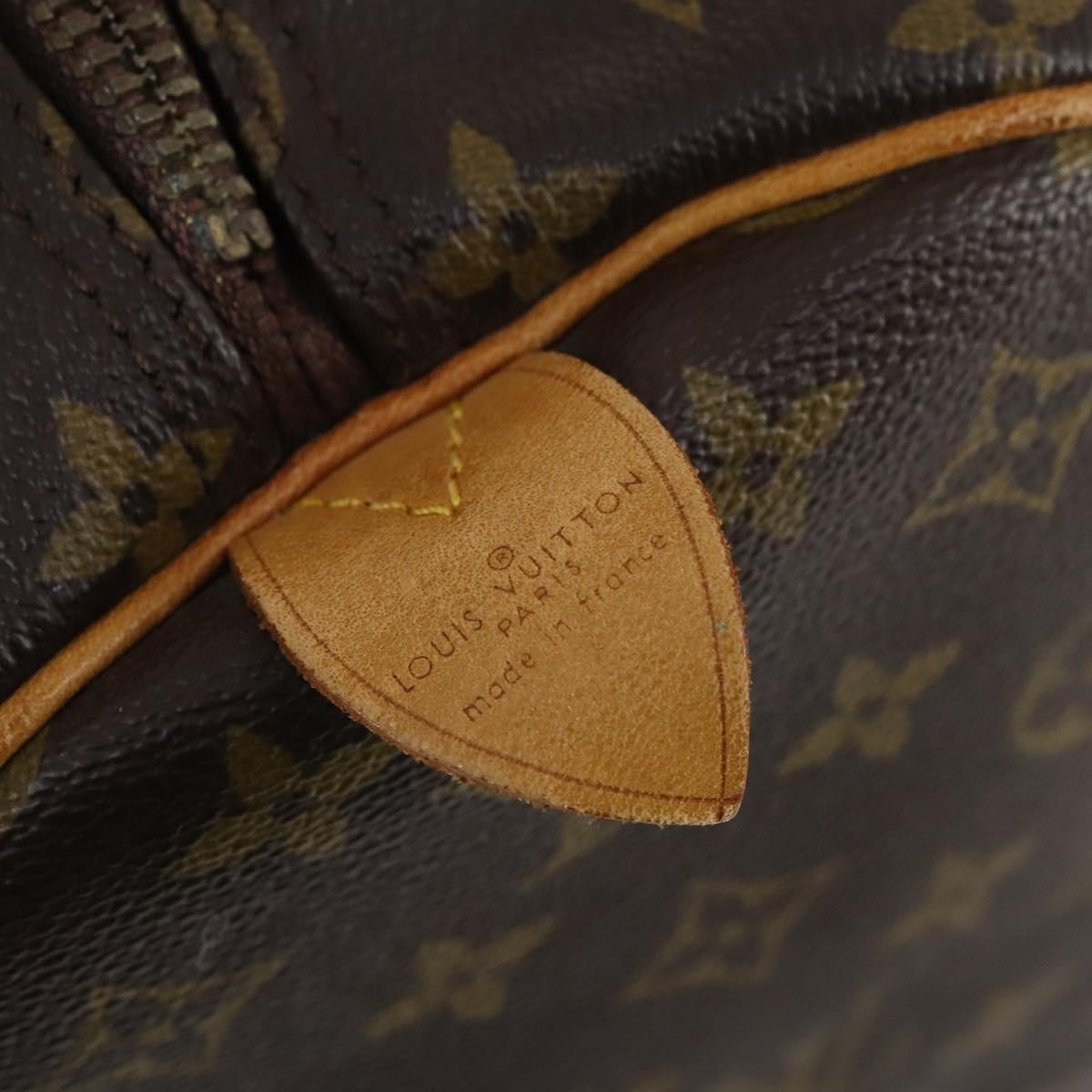 Louis Vuitton Keepall Bag Monogram Canvas Brown Canvas Travel Bag Bag (Pre-Owned)