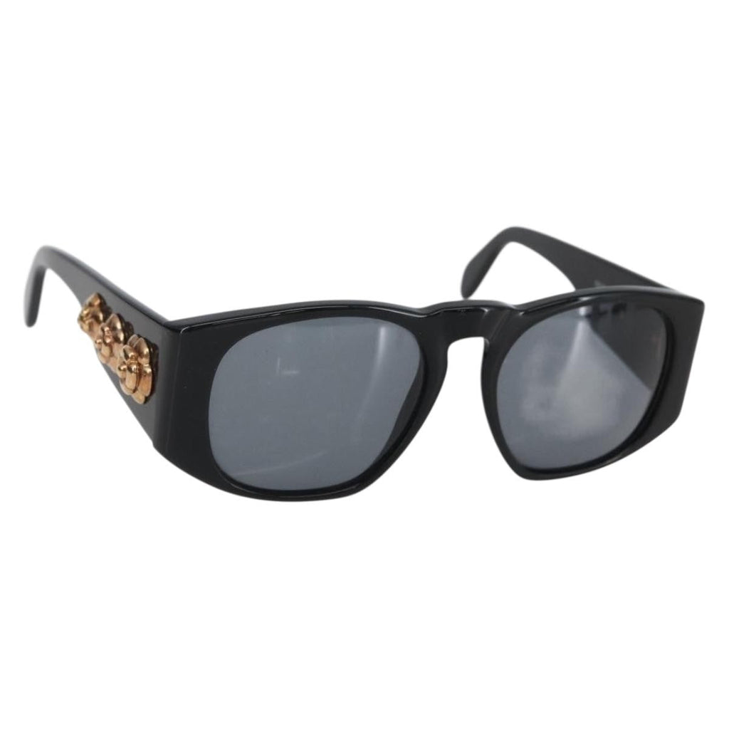Chanel Camélia Sunglasses Plastic Black Plastic Sunglasse Accessory (Pre-Owned)