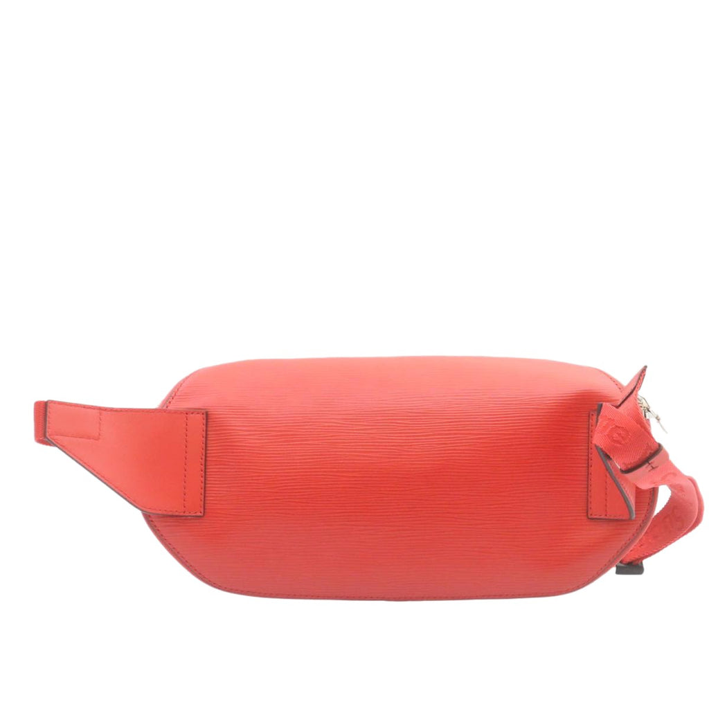 Louis Vuitton Louis Vuitton X Supreme Waist Bag Epi Leather Red Leather Bag (Pre-Owned)