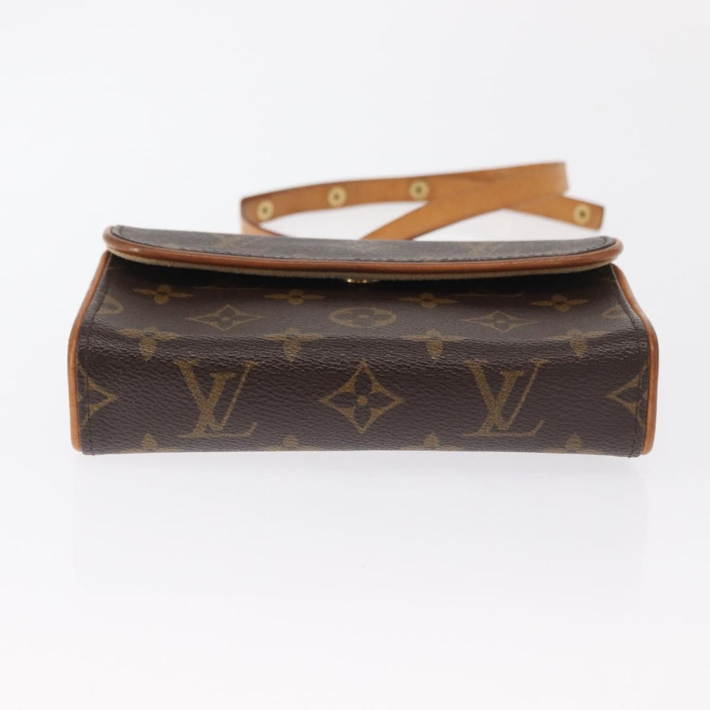 Louis Vuitton Florentine Waist Bag Monogram Canvas Brown Canvas Clutche & Pouche Bag (Pre-Owned)