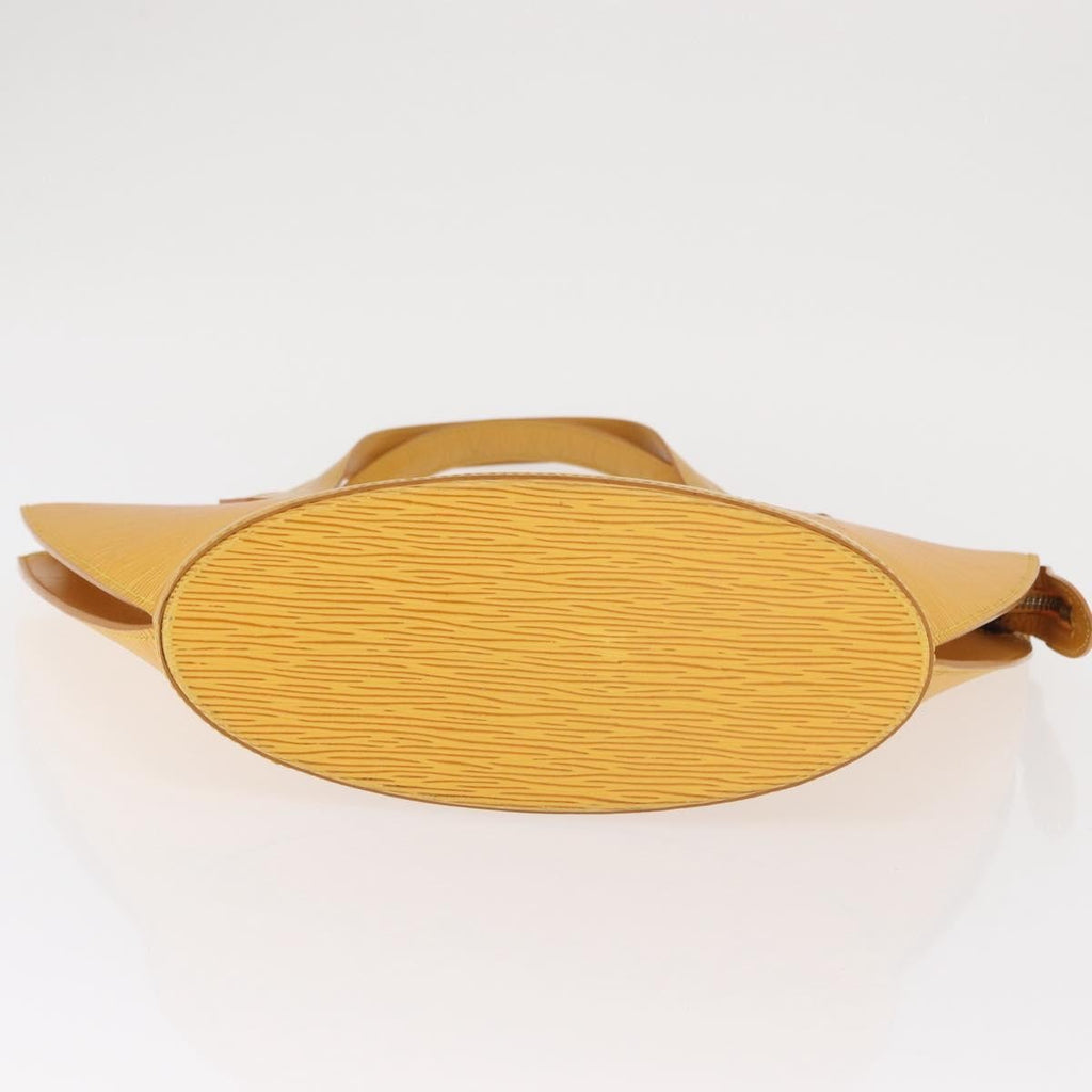 Louis Vuitton Saint Jacques Handbag Epi Leather Yellow Leather Handbag (Pre-Owned)
