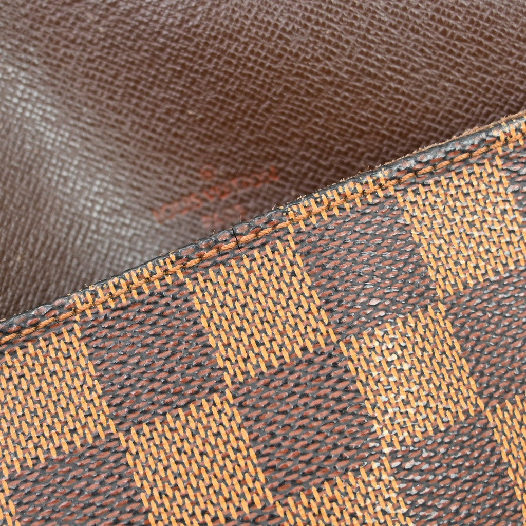 Louis Vuitton Musette Tango Handbag Damier Brown Canvas Shoulder Bag Bag (Pre-Owned)
