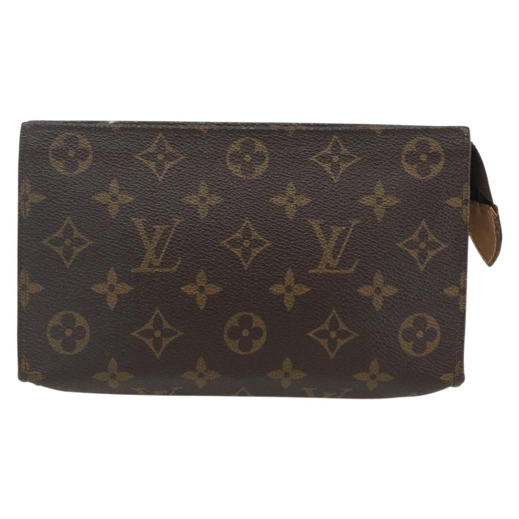 Louis Vuitton Toiletry Pouch Monogram Canvas Brown Canvas Clutche & Pouche Bag (Pre-Owned)