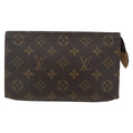 Louis Vuitton Toiletry Pouch Monogram Canvas Brown Canvas Clutche & Pouche Bag (Pre-Owned)