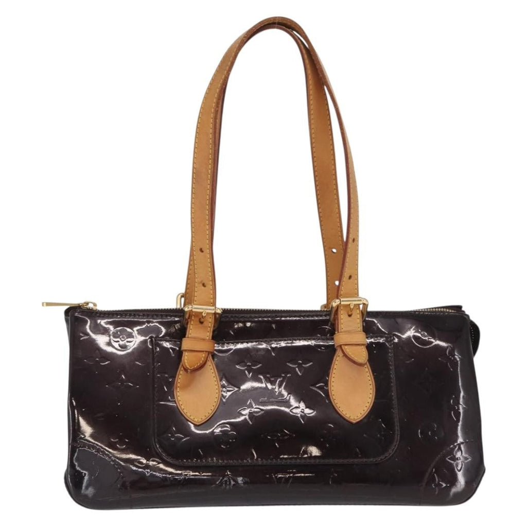 Louis Vuitton Rosewood Avenue Handbag Monogram Vernis Purple Patent_Leather Shoulder Bag Bag (Pre-Owned)