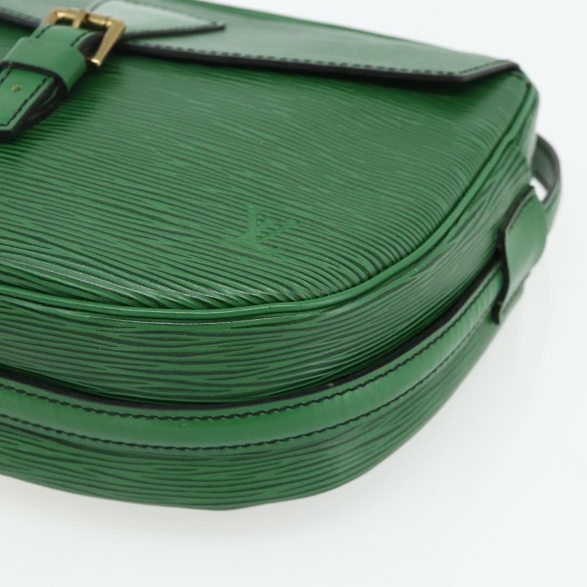 Louis Vuitton Jeune Fille Handbag Epi Leather Green Leather Shoulder Bag Bag (Pre-Owned)