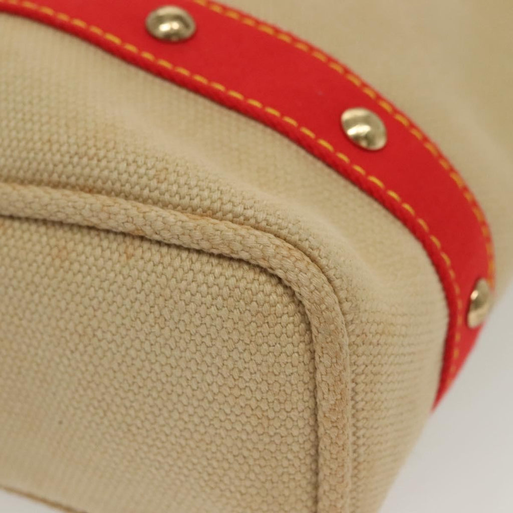 Louis Vuitton Antigua Tote Canvas Beige Canvas Tote Bag Bag (Pre-Owned)