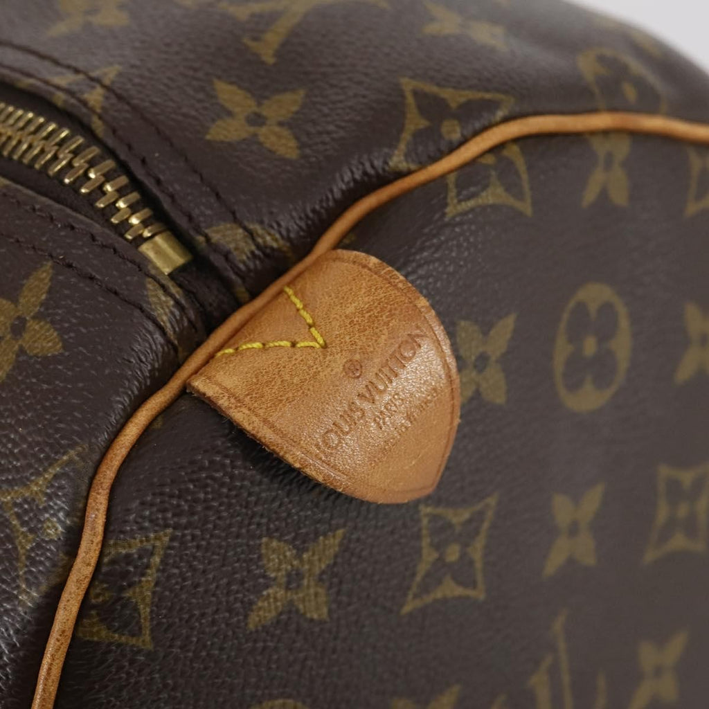 Louis Vuitton Keepall Bag Monogram Canvas Brown Canvas Travel Bag Bag (Pre-Owned)
