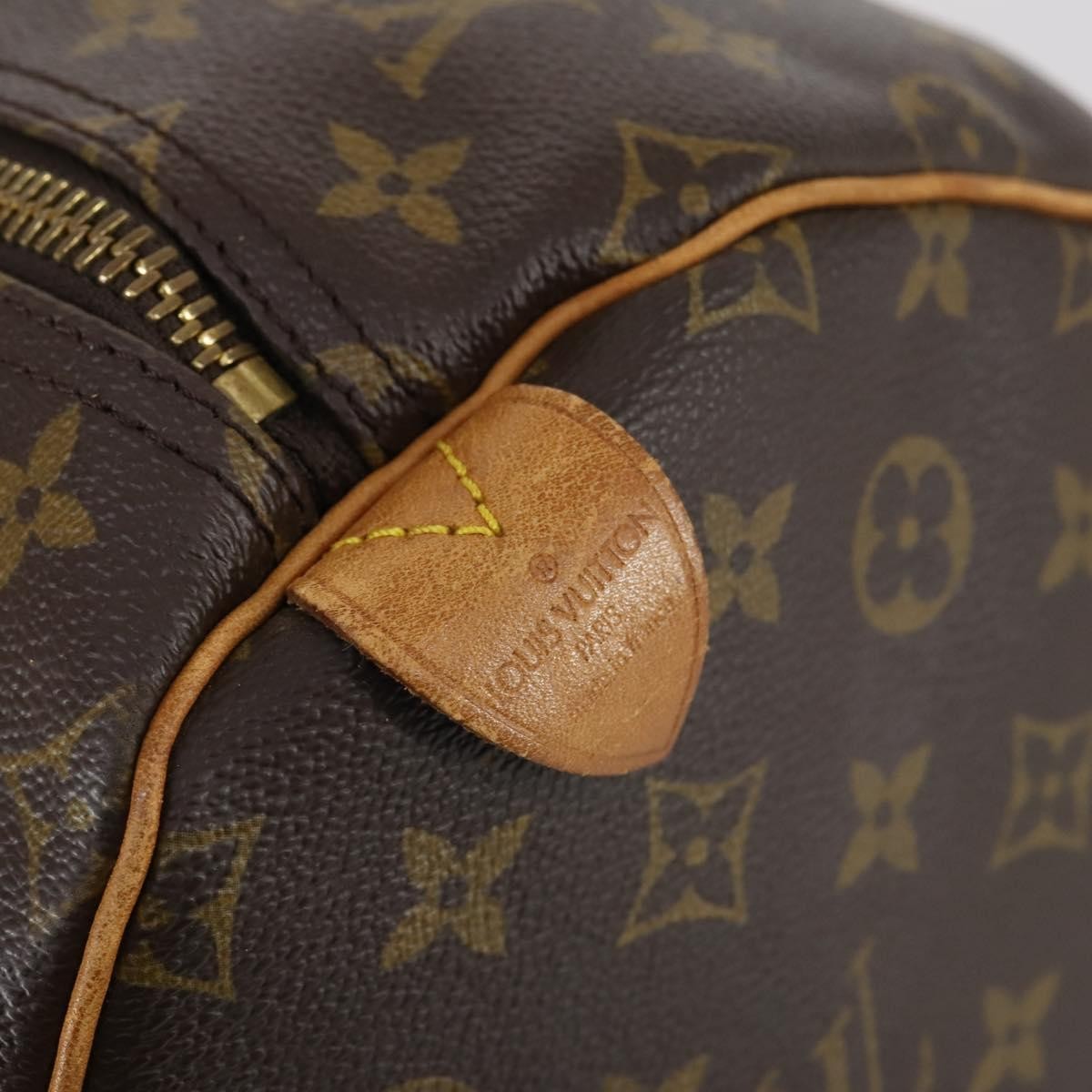 Louis Vuitton Keepall Bag Monogram Canvas Brown Canvas Travel Bag Bag (Pre-Owned)