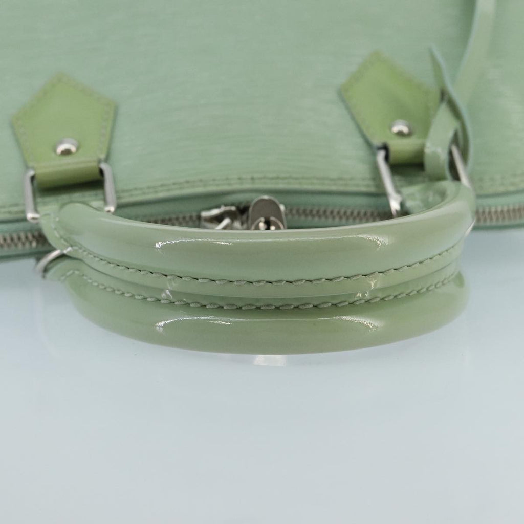 Louis Vuitton Alma Handbag Electric Epi Leather Green Patent_Leather Handbag (Pre-Owned)