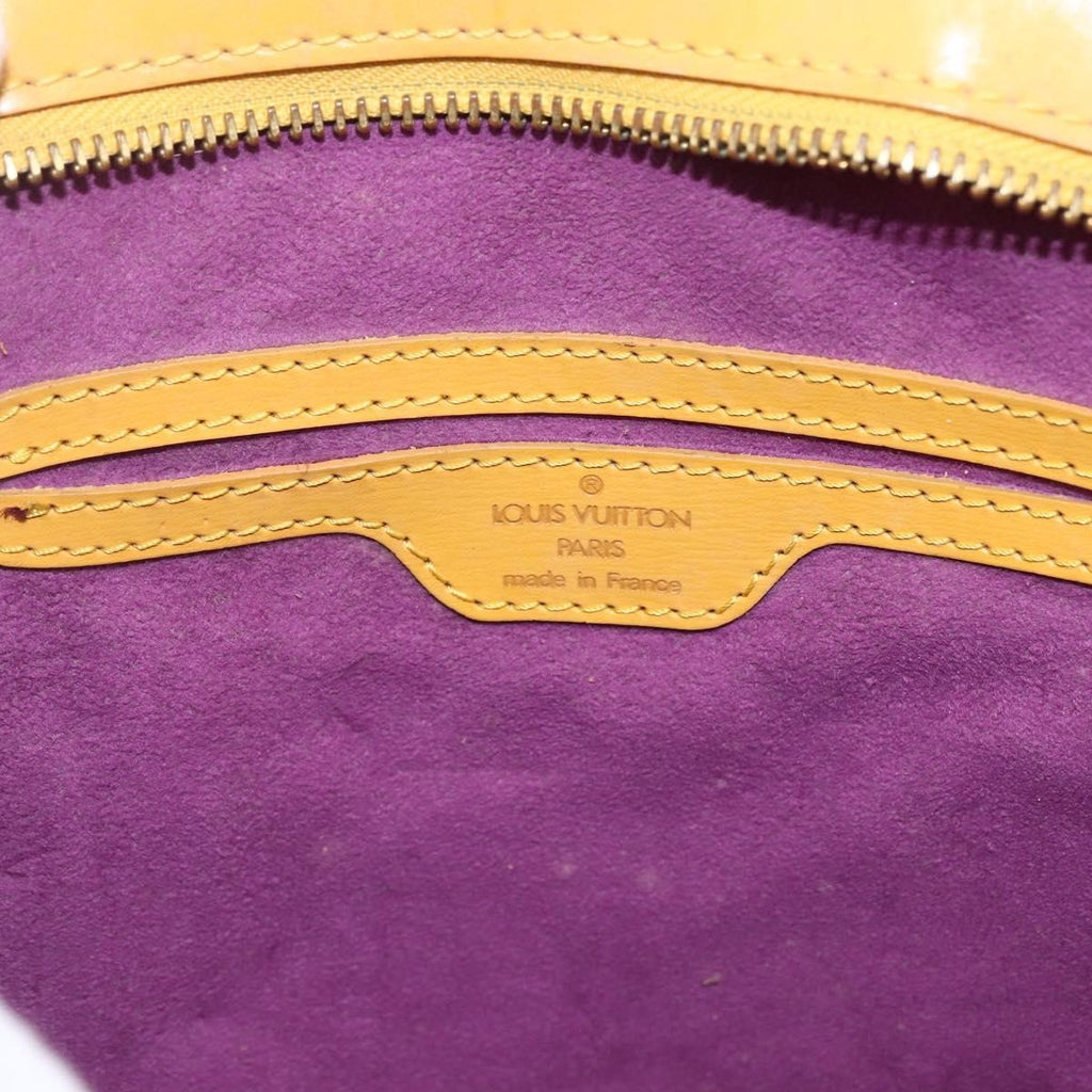 Louis Vuitton Saint Jacques Handbag Epi Leather Yellow Leather Handbag (Pre-Owned)