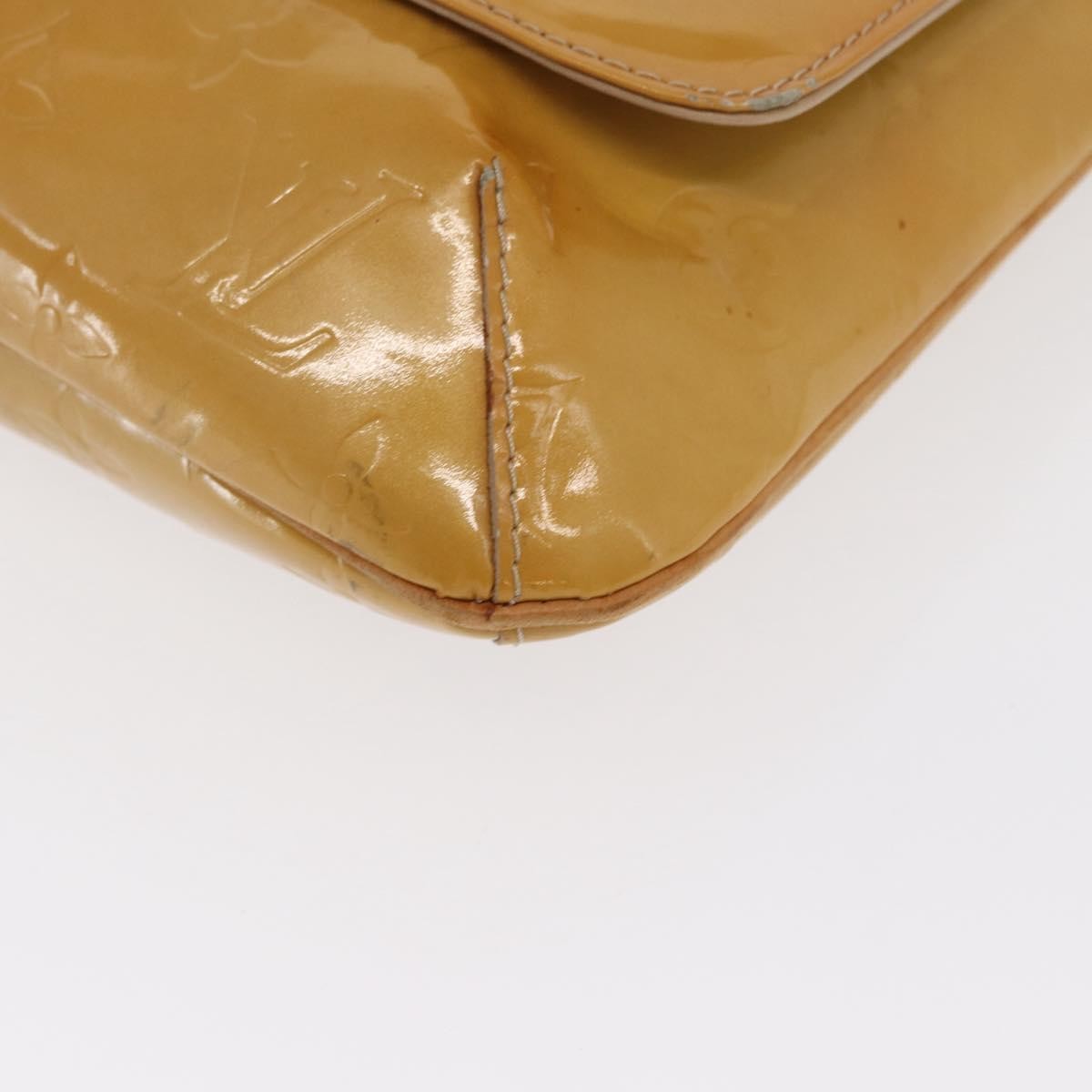 Louis Vuitton Thompson Street Handbag Monogram Vernis Yellow Patent_Leather Shoulder Bag Bag (Pre-Owned)