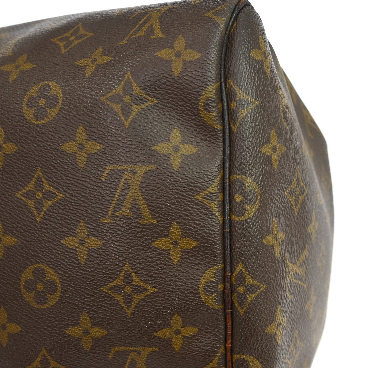 Louis Vuitton Keepall Bag Monogram Canvas Brown Canvas Travel Bag Bag (Pre-Owned)