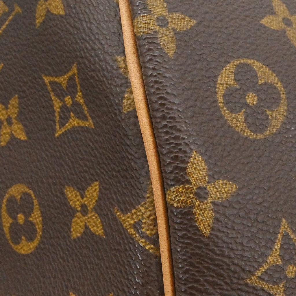 Louis Vuitton Keepall Bag Monogram Canvas Brown Canvas Travel Bag Bag (Pre-Owned)