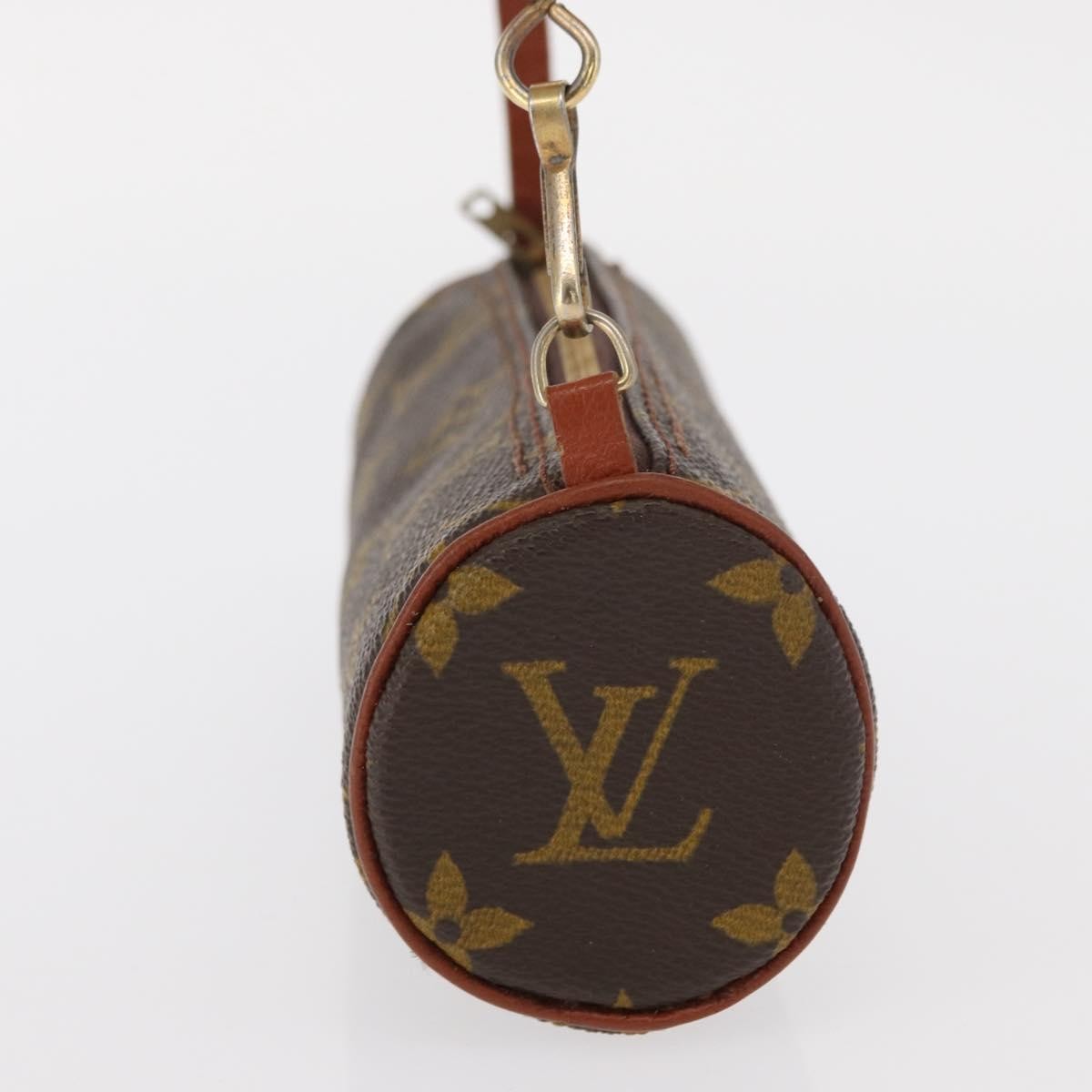 Louis Vuitton Papillon Pochette Monogram Canvas Brown Canvas Clutche & Pouche Bag (Pre-Owned)