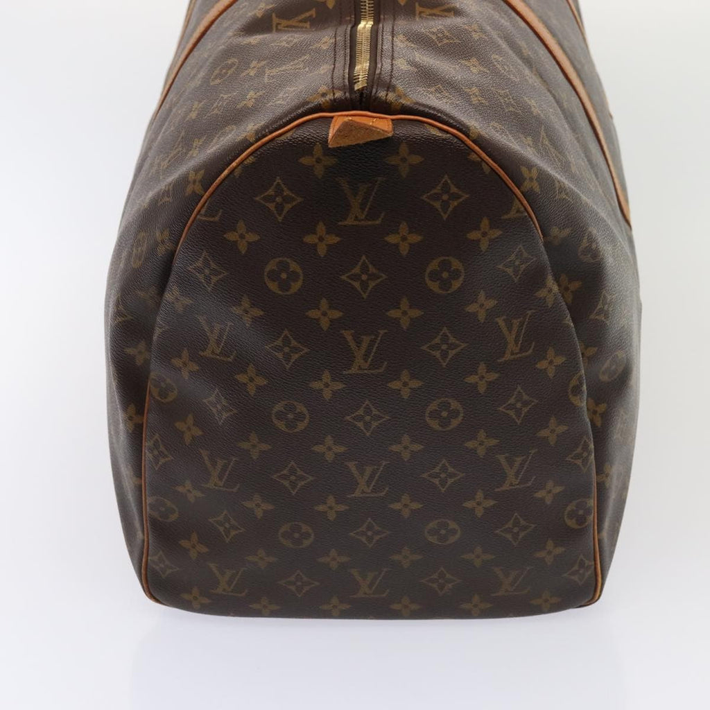 Louis Vuitton Keepall Bag Monogram Canvas Brown Canvas Travel Bag Bag (Pre-Owned)