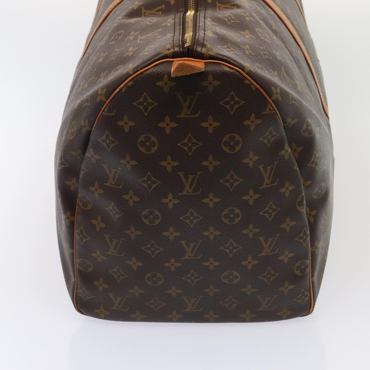 Louis Vuitton Keepall Bag Monogram Canvas Brown Canvas Travel Bag Bag (Pre-Owned)