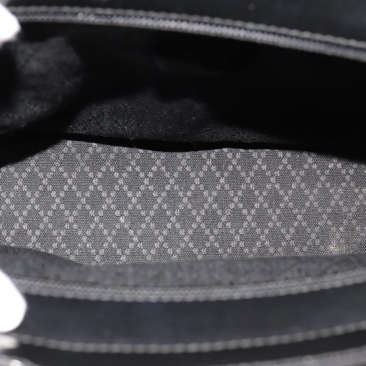 Gucci Convertible Bamboo Zip Tote Nylon Black Nylon Tote Bag Bag (Pre-Owned)