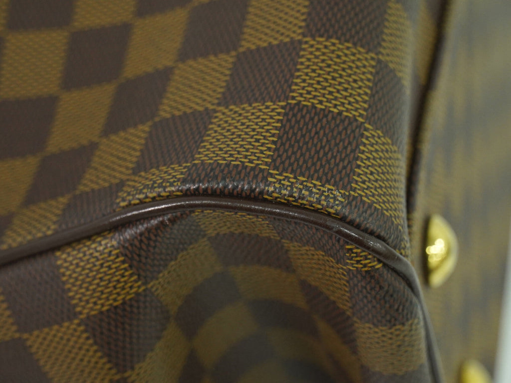 Louis Vuitton Trevi Handbag Damier Brown Canvas Handbag (Pre-Owned)