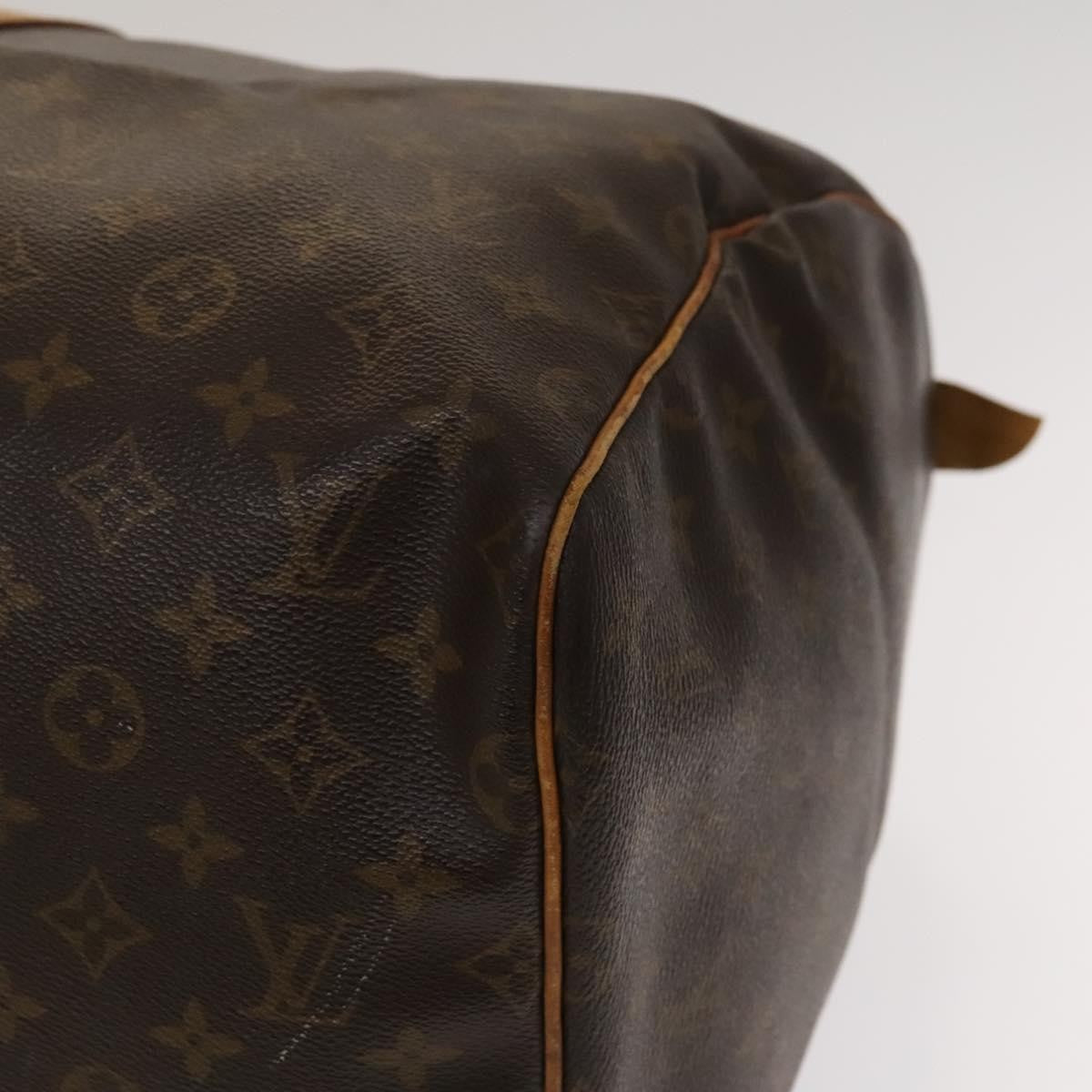 Louis Vuitton Keepall Bag Monogram Canvas Brown Canvas Travel Bag Bag (Pre-Owned)