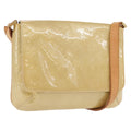 Louis Vuitton Thompson Street Handbag Monogram Vernis Beige Patent_Leather Shoulder Bag Bag (Pre-Owned)