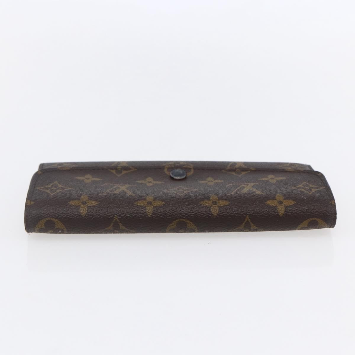 Louis Vuitton Emilie Wallet Monogram Canvas Brown Canvas Wallets Accessory (Pre-Owned)