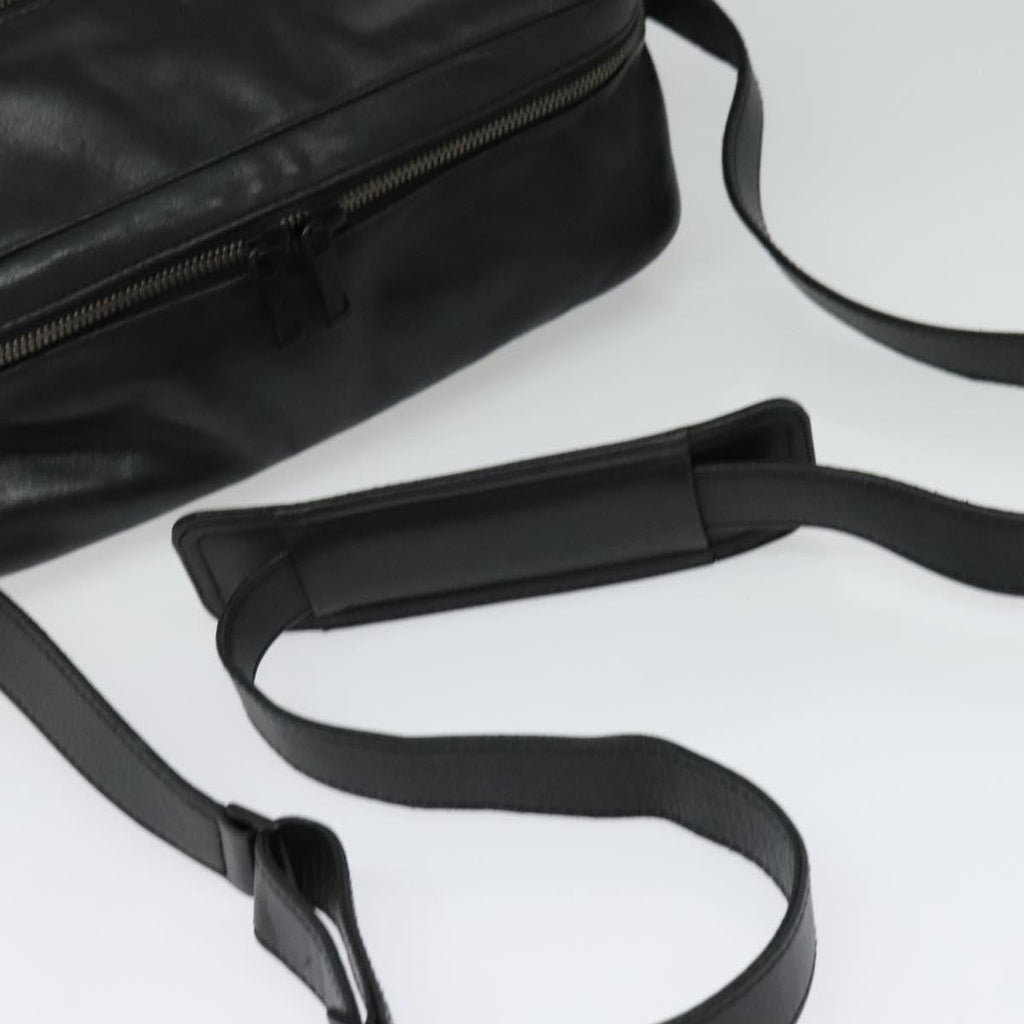 Louis Vuitton Clarkson Messenger Bag Monogram Shadow Leather Black Leather Bag (Pre-Owned)
