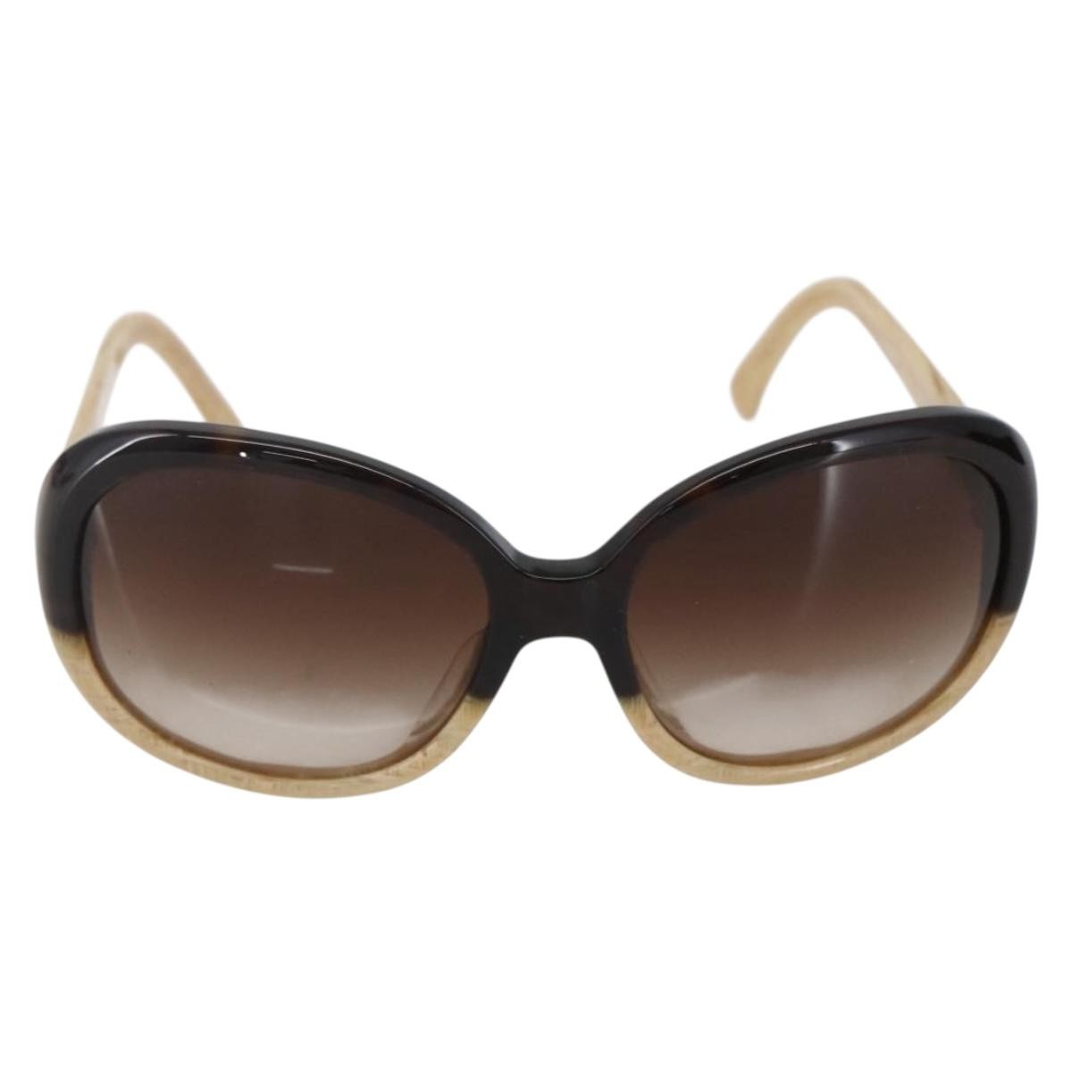 Chanel Logo Cc Sunglasses Plastic Beige Plastic Sunglasse Accessory (Pre-Owned)