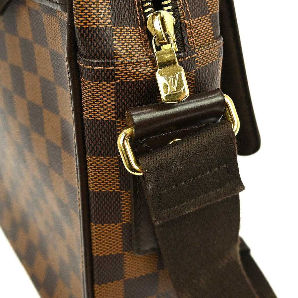 Louis Vuitton Shelton Messenger Bag Damier Brown Canvas Shoulder Bag Bag (Pre-Owned)