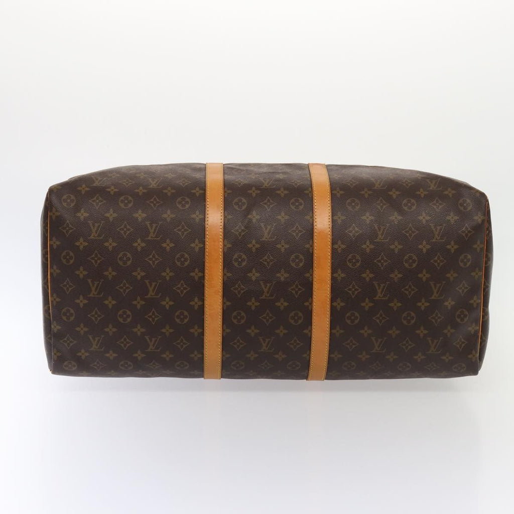 Louis Vuitton Keepall Bag Monogram Canvas Brown Canvas Travel Bag Bag (Pre-Owned)