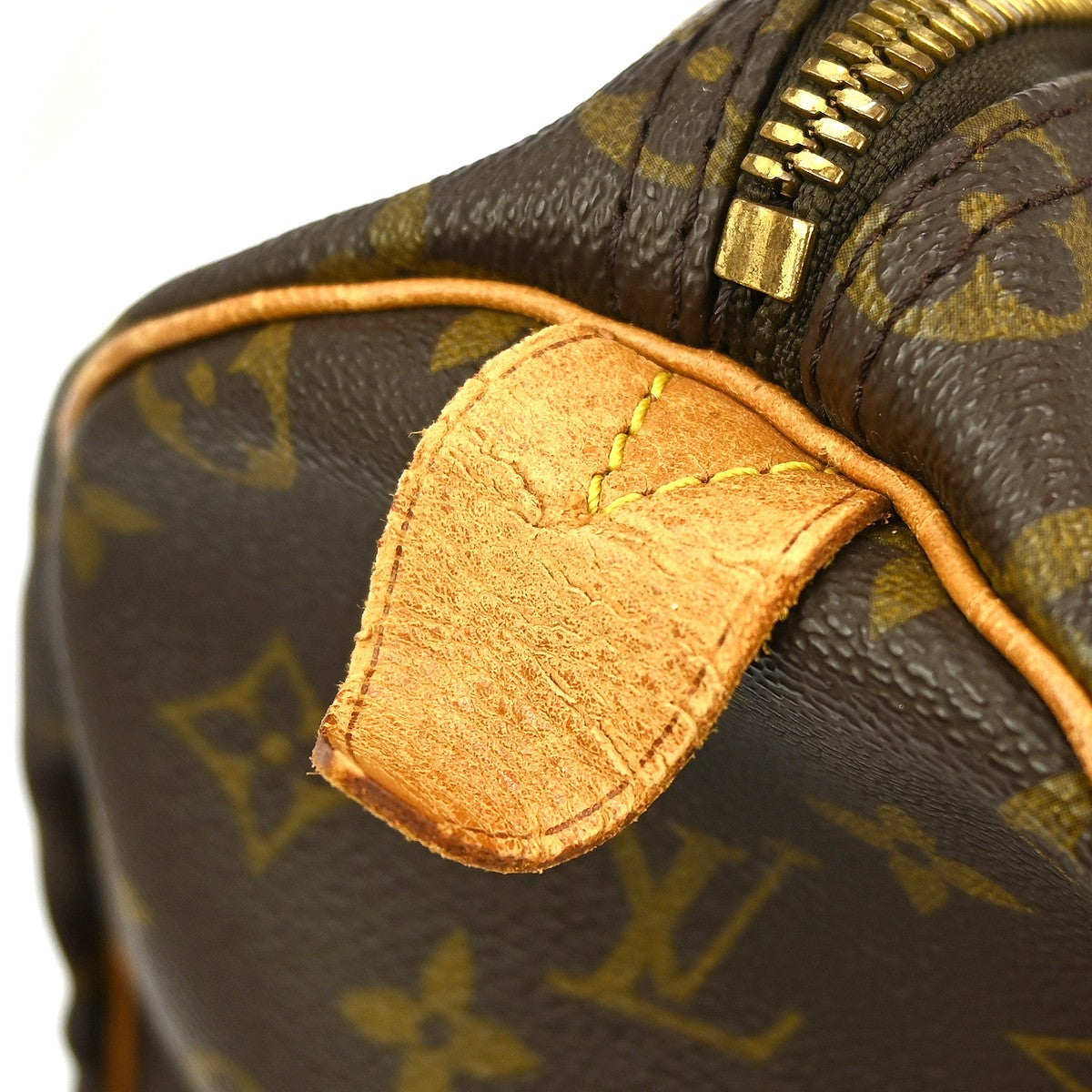 Louis Vuitton Keepall Bag Monogram Canvas Brown Canvas Travel Bag Bag (Pre-Owned)