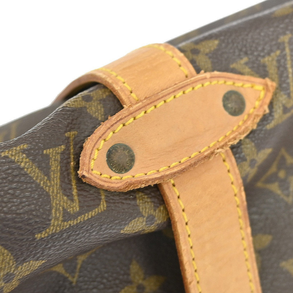 Louis Vuitton Saumur Handbag Monogram Canvas Brown Canvas Shoulder Bag Bag (Pre-Owned)