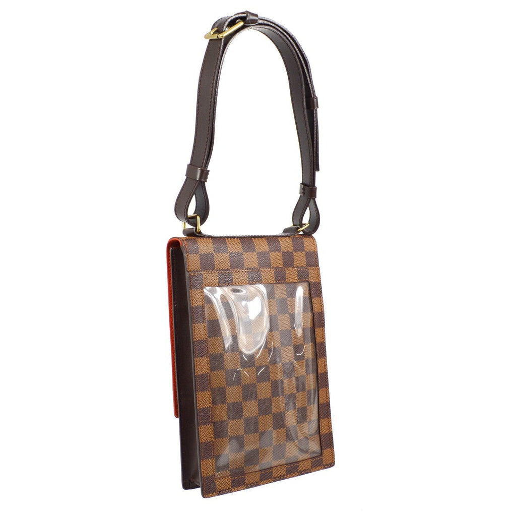 Louis Vuitton Portobello Messenger Damier Brown Canvas Shoulder Bag Bag (Pre-Owned)