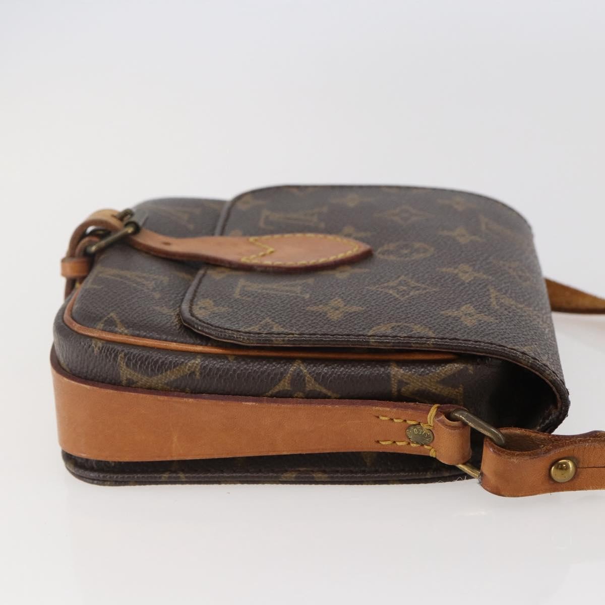 Louis Vuitton Cartouchiere Handbag Monogram Canvas Brown Canvas Shoulder Bag Bag (Pre-Owned)