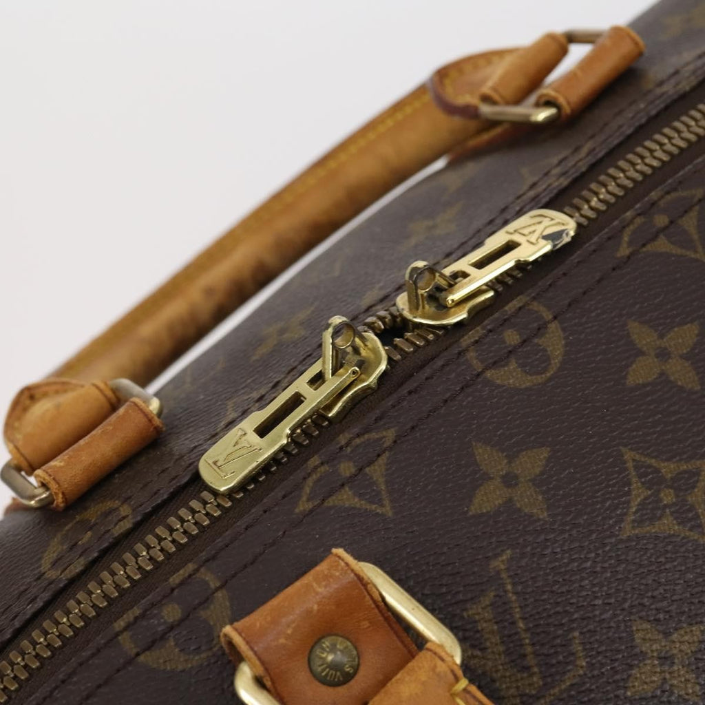Louis Vuitton Keepall Bag Monogram Canvas Brown Canvas Travel Bag Bag (Pre-Owned)
