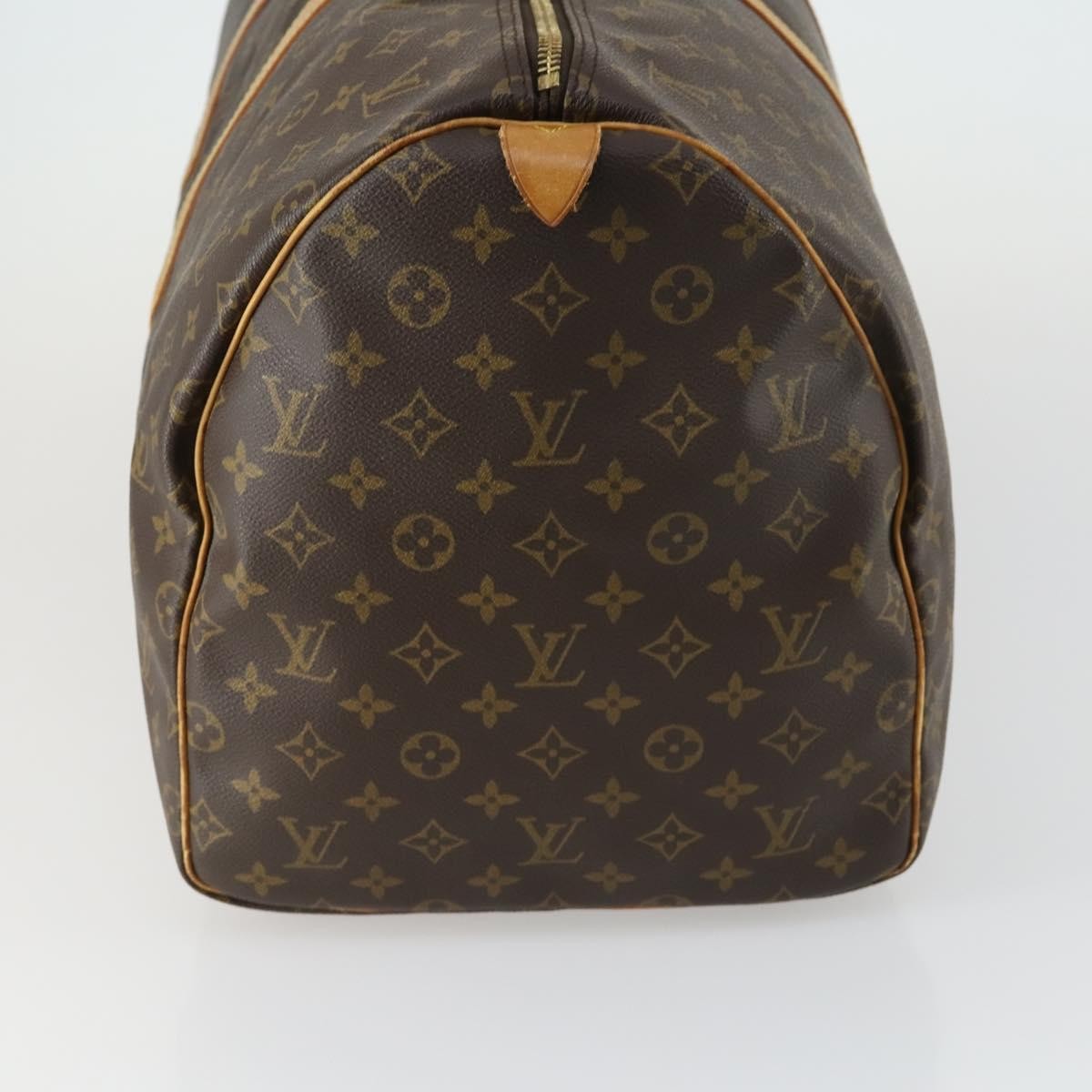 Louis Vuitton Keepall Bag Monogram Canvas Brown Canvas Travel Bag Bag (Pre-Owned)