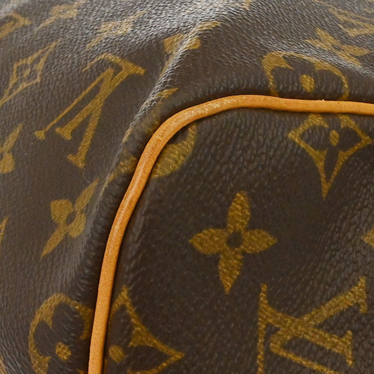 Louis Vuitton Keepall Bag Monogram Canvas Brown Canvas Travel Bag Bag (Pre-Owned)