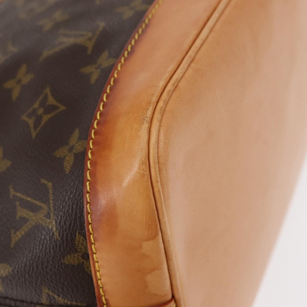 Louis Vuitton Alma Handbag Monogram Canvas Brown Canvas Handbag (Pre-Owned)