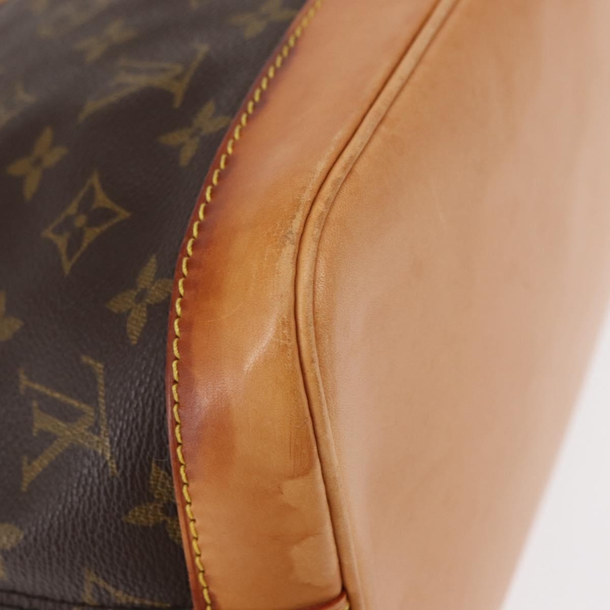 Louis Vuitton Alma Handbag Monogram Canvas Brown Canvas Handbag (Pre-Owned)