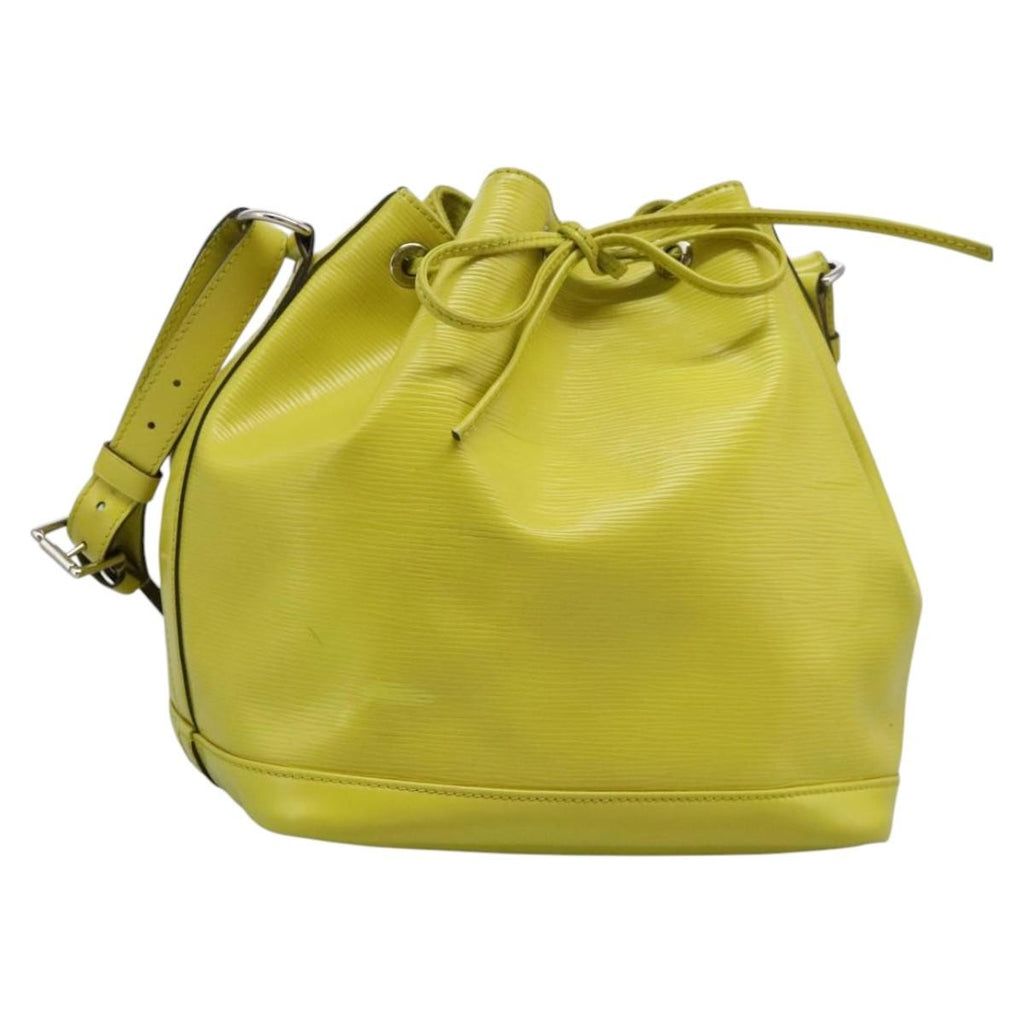 Louis Vuitton Petit Noe Handbag Epi Leather Green Leather Shoulder Bag Bag (Pre-Owned)