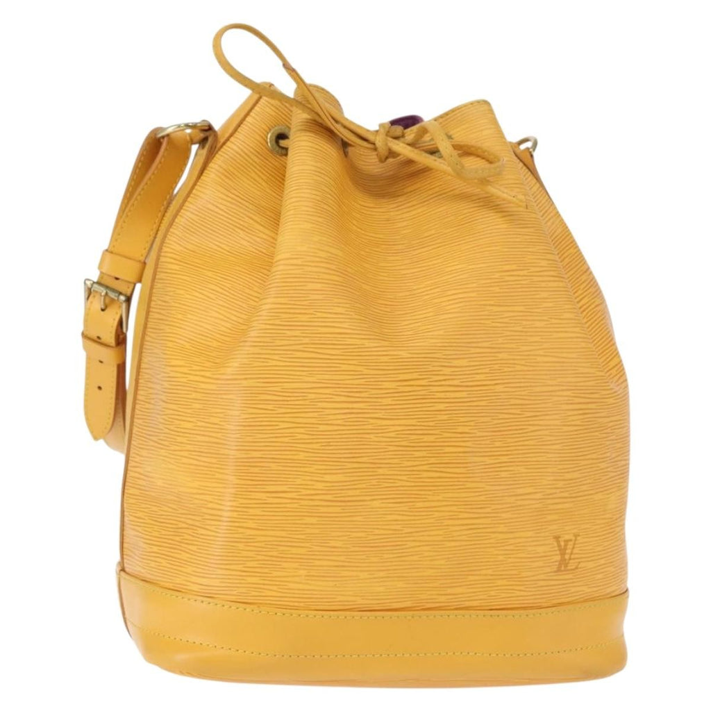 Louis Vuitton Noe Handbag Epi Leather Yellow Leather Shoulder Bag Bag (Pre-Owned)