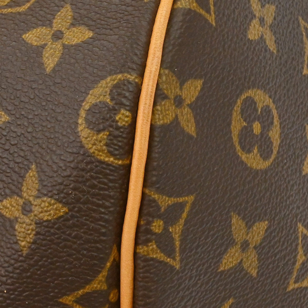 Louis Vuitton Keepall Bag Monogram Canvas Brown Canvas Travel Bag Bag (Pre-Owned)