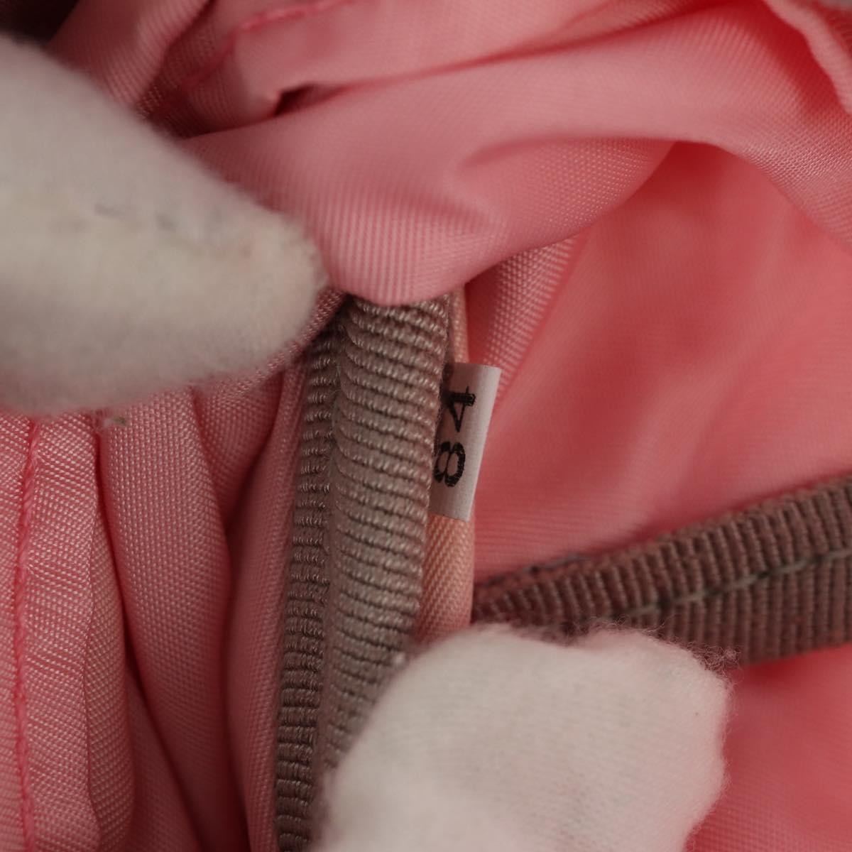 Prada Double Buckle Backpack Tessuto Pink Nylon Backpack Bag (Pre-Owned)