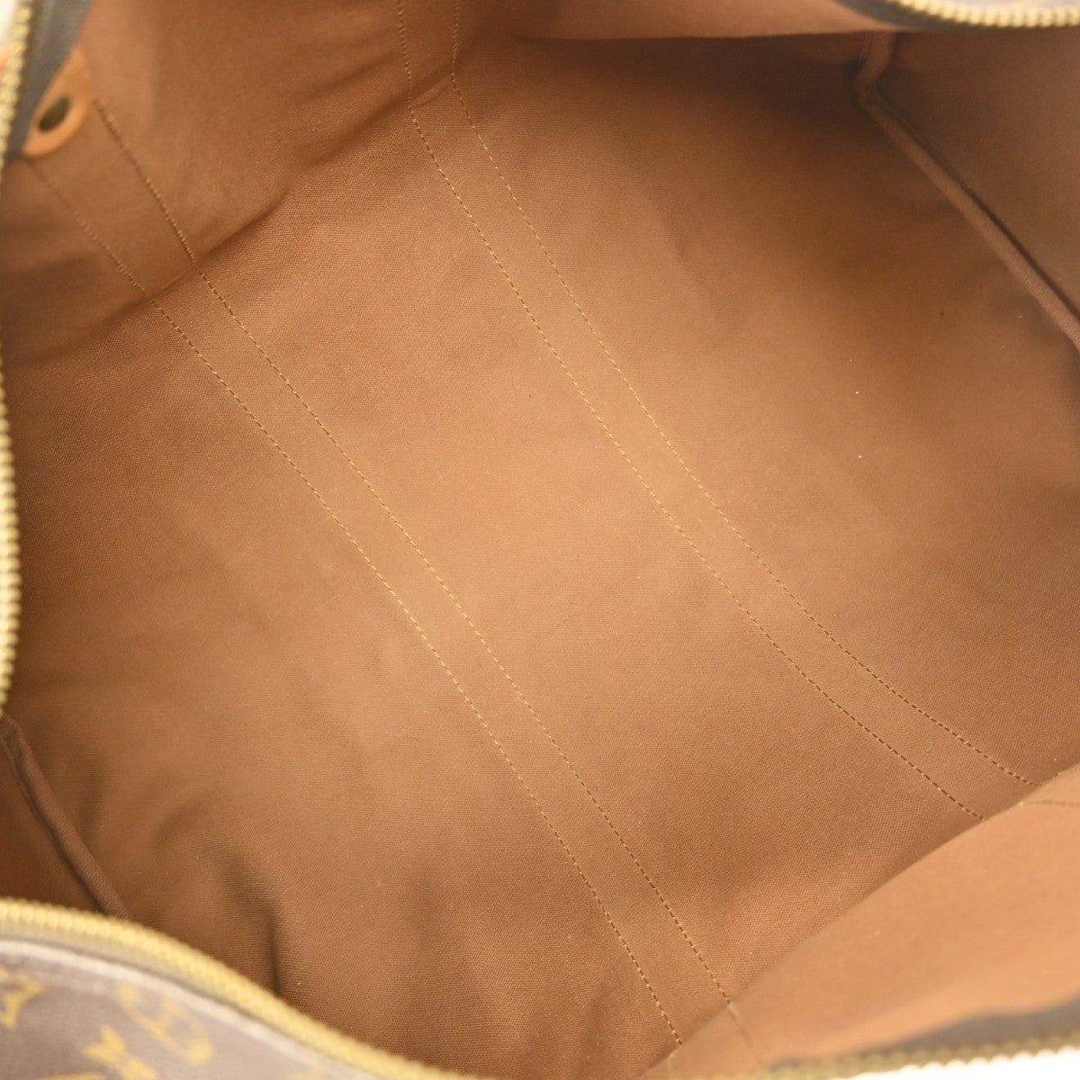 Louis Vuitton Keepall Bag Monogram Canvas Brown Canvas Travel Bag Bag (Pre-Owned)