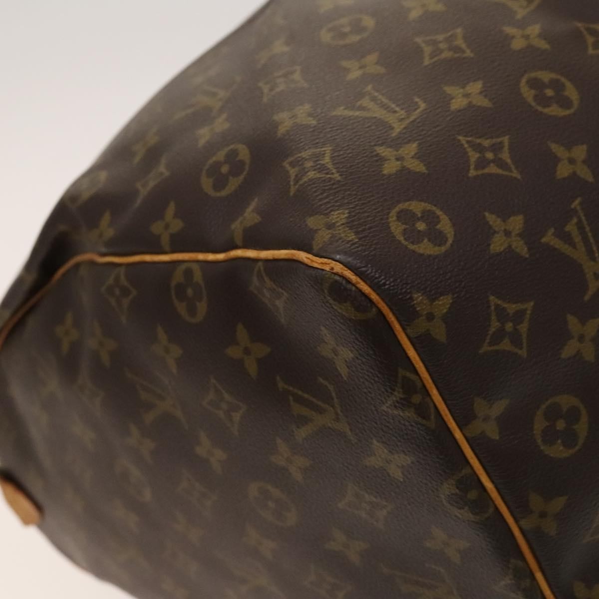 Louis Vuitton Keepall Bag Monogram Canvas Brown Canvas Travel Bag Bag (Pre-Owned)