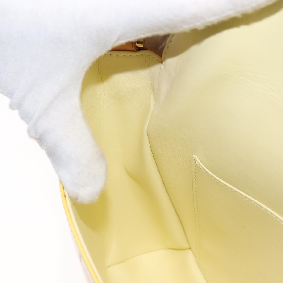 Louis Vuitton Thompson Street Handbag Monogram Vernis Yellow Patent_Leather Shoulder Bag Bag (Pre-Owned)