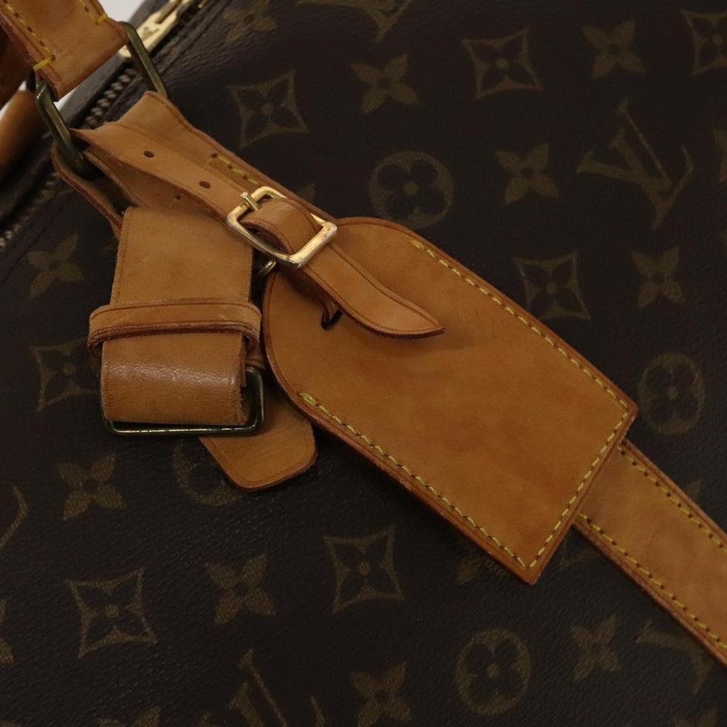 Louis Vuitton Keepall Bag Monogram Canvas Brown Canvas Travel Bag Bag (Pre-Owned)