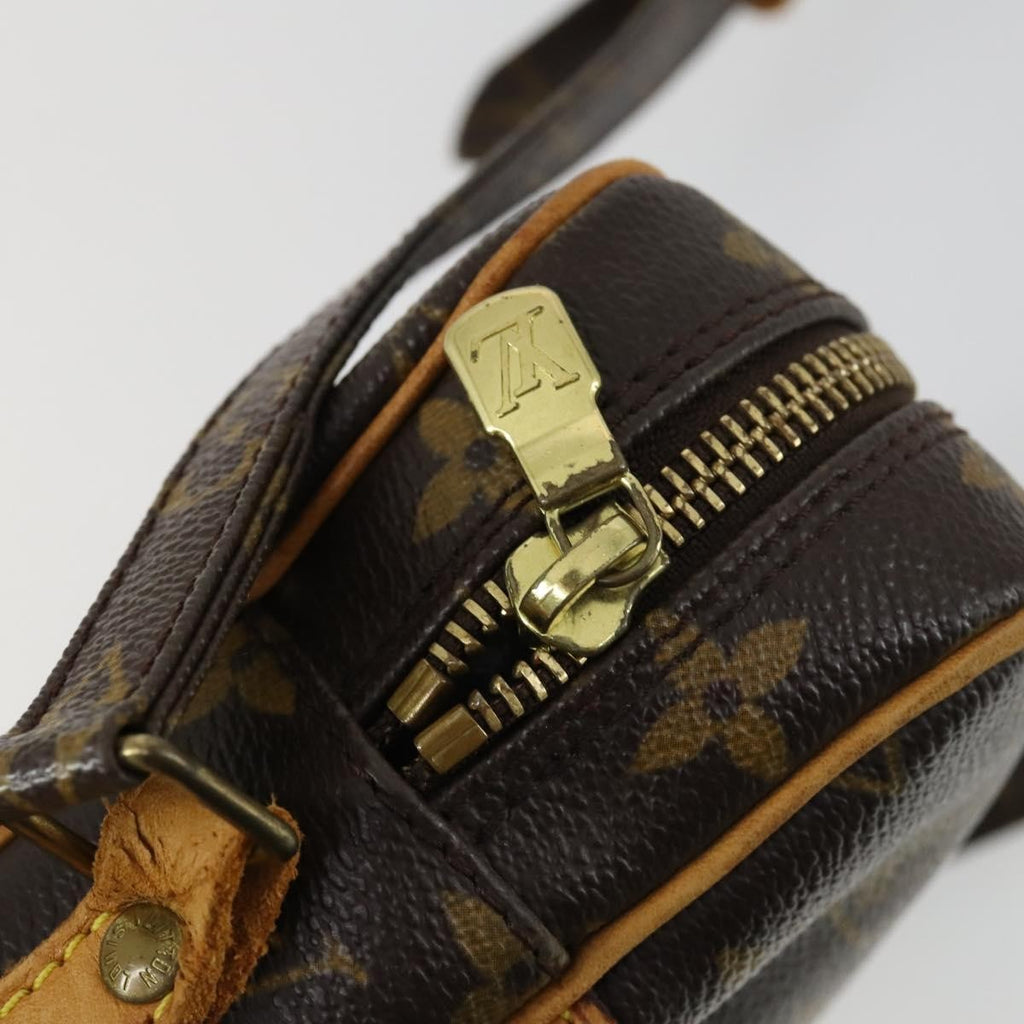 Louis Vuitton Danube Handbag Monogram Canvas Brown Canvas Shoulder Bag Bag (Pre-Owned)