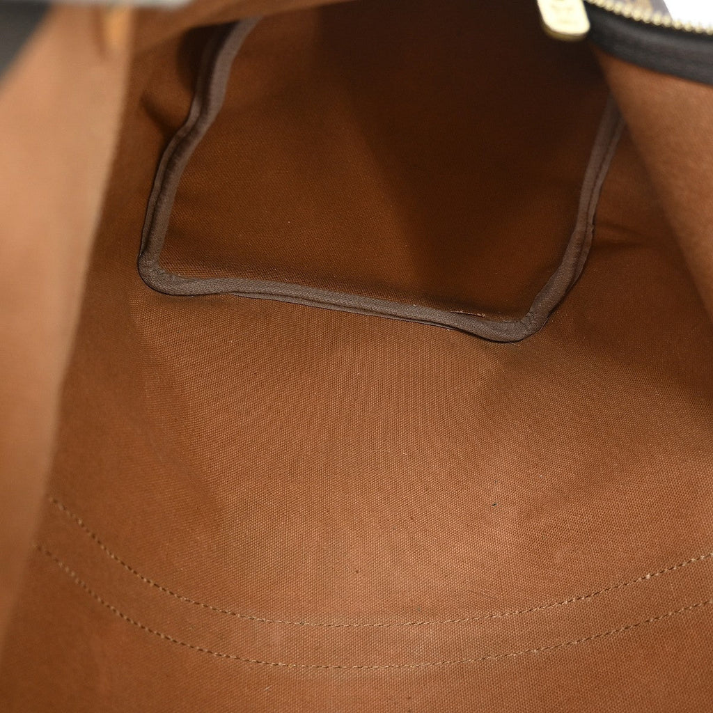 Louis Vuitton Keepall Bag Monogram Canvas Brown Canvas Travel Bag Bag (Pre-Owned)