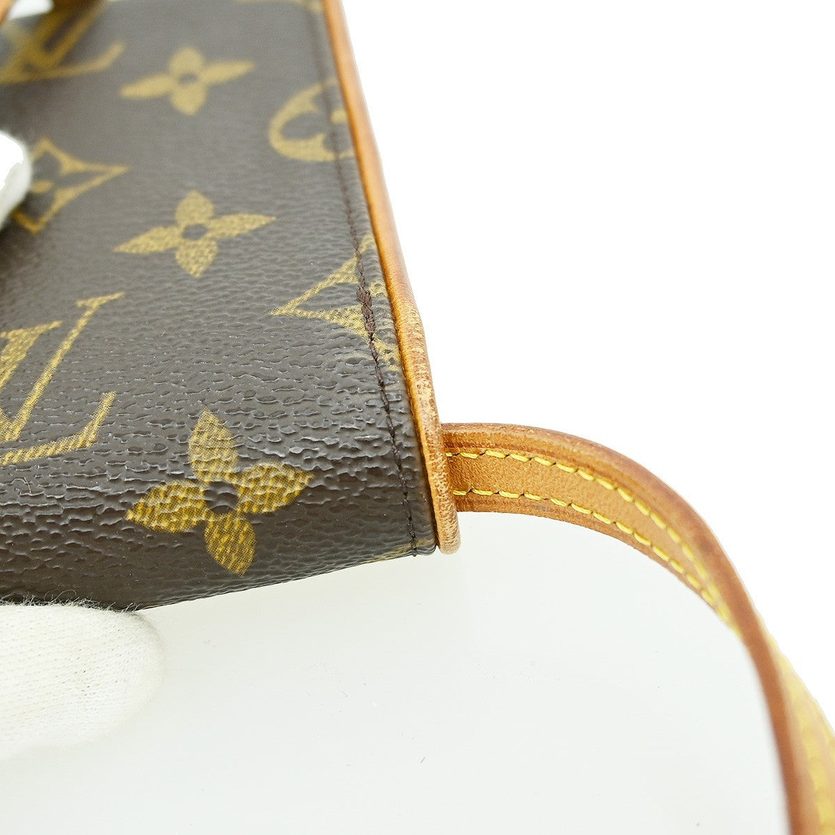 Louis Vuitton Twin Handbag Monogram Canvas Brown Canvas Clutche & Pouche Bag (Pre-Owned)